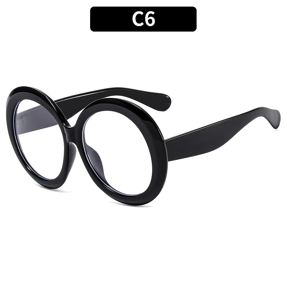 Oversized Round Frame Sunglasses for Women, Lightweight, view 4
