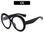 Oversized Round Frame Sunglasses for Women, Lightweight, view 4