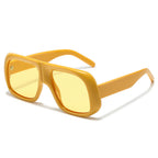 Oversized Square Sunglasses with Lightweight Frame and UV Protection, view 11