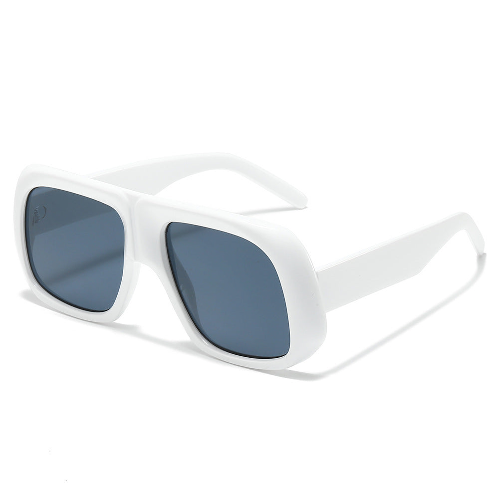 Oversized Square Sunglasses with Lightweight Frame and UV Protection, view 8