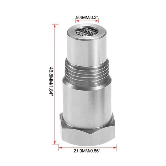 Oxygen Sensor Adapter with Mini Catalytic Converter, SS304, M18*1.5, view 3