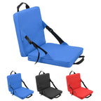 Padded Folding Outdoor Chair with Backrest, 600D Oxford Fabric, view 3