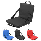 Padded Folding Outdoor Chair with Backrest, 600D Oxford Fabric, view 5