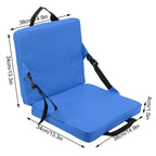 Padded Folding Outdoor Chair with Backrest, 600D Oxford Fabric, view 6