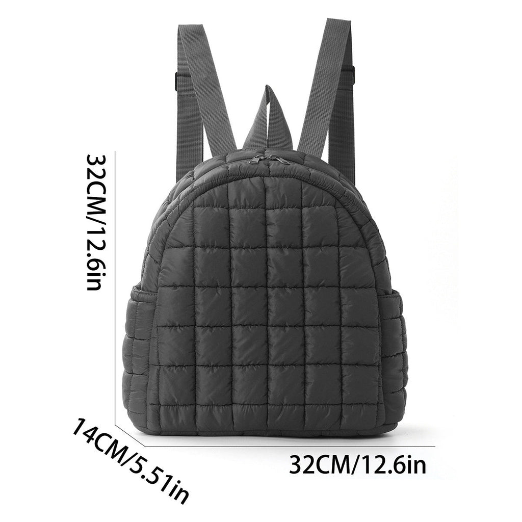 Padded Water-Resistant Backpack with Two Main Compartments, view 4