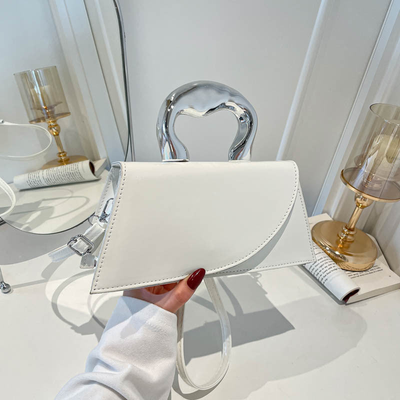 Patent Leather Handheld Purse, view 4