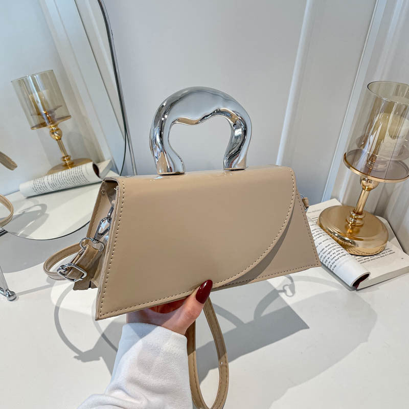 Patent Leather Handheld Purse