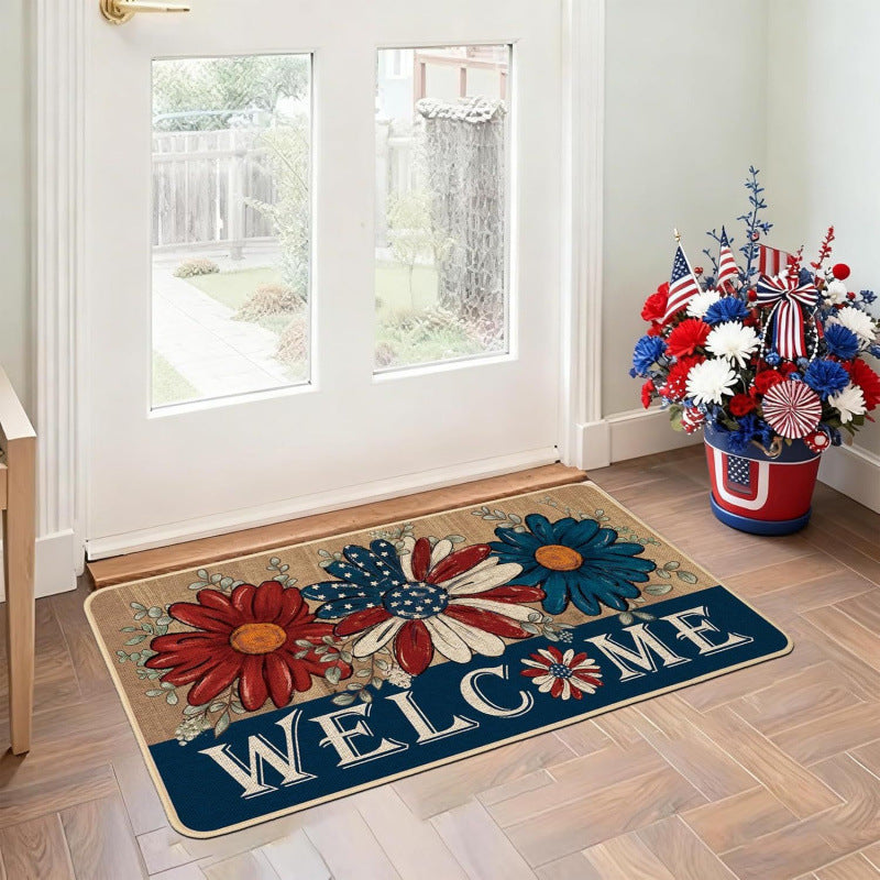Patriotic Welcome Door Mat | Thrascher
