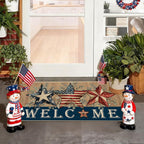 Patriotic Welcome Door Mat | Thrascher