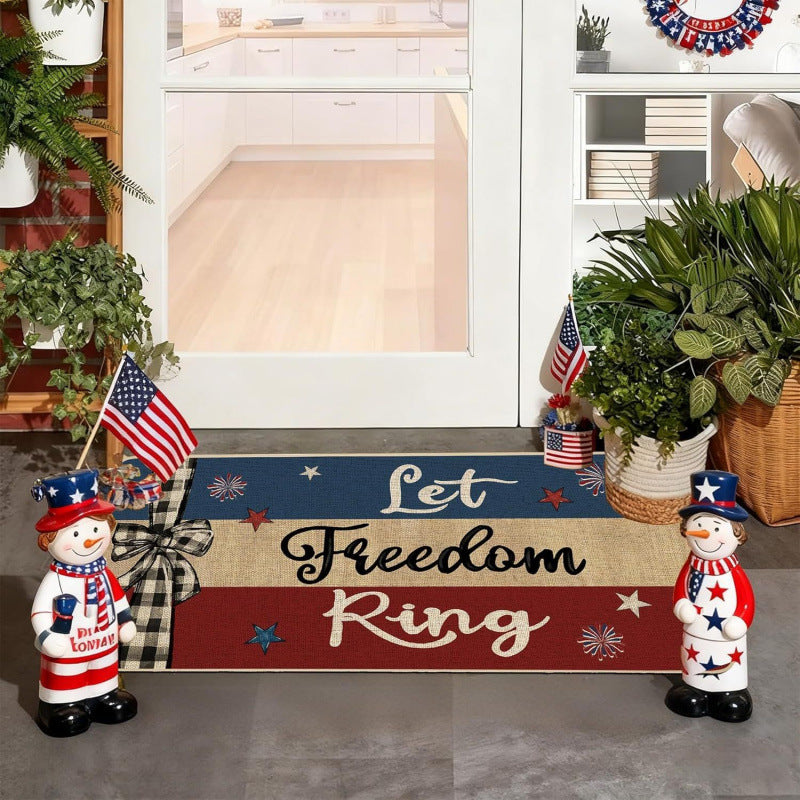 Patriotic Welcome Door Mat | Thrascher