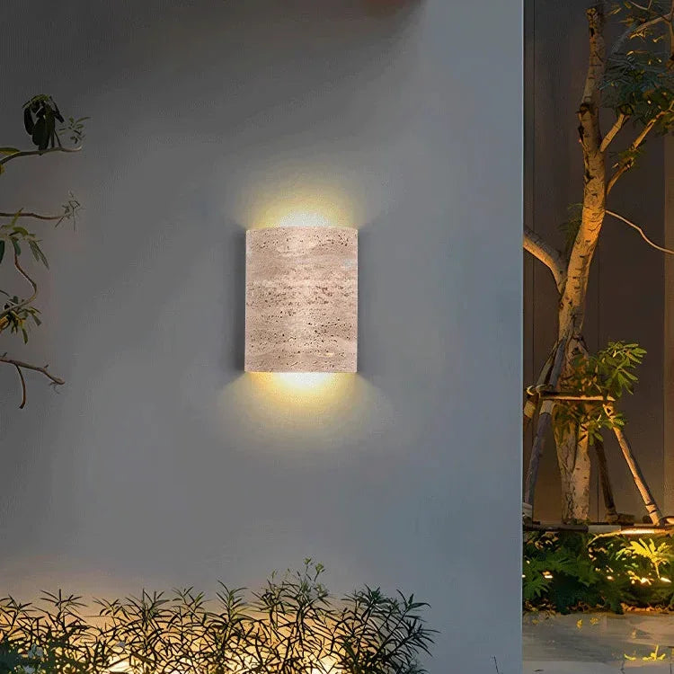 Pelmando Travertine Wall Lamp