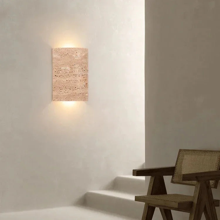 Pelmando Travertine Wall Lamp