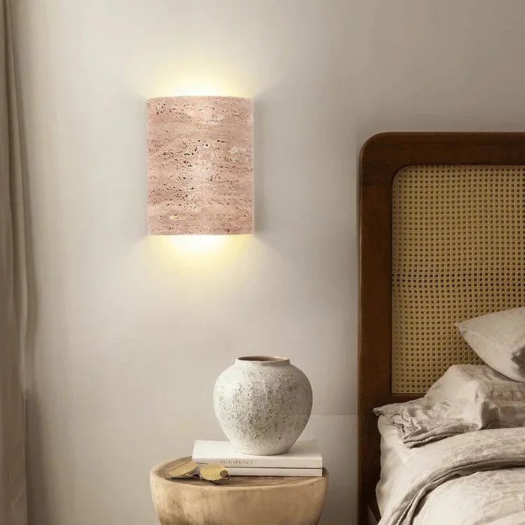 Pelmando Travertine Wall Lamp