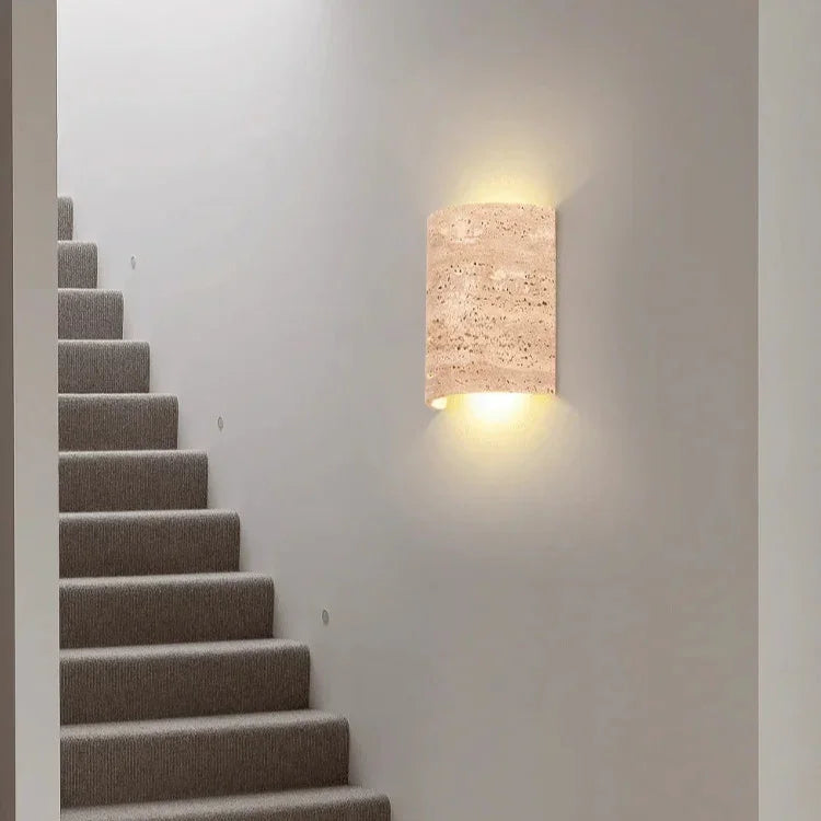 Pelmando Travertine Wall Lamp