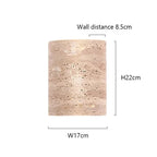 Pelmando Travertine Wall Lamp
