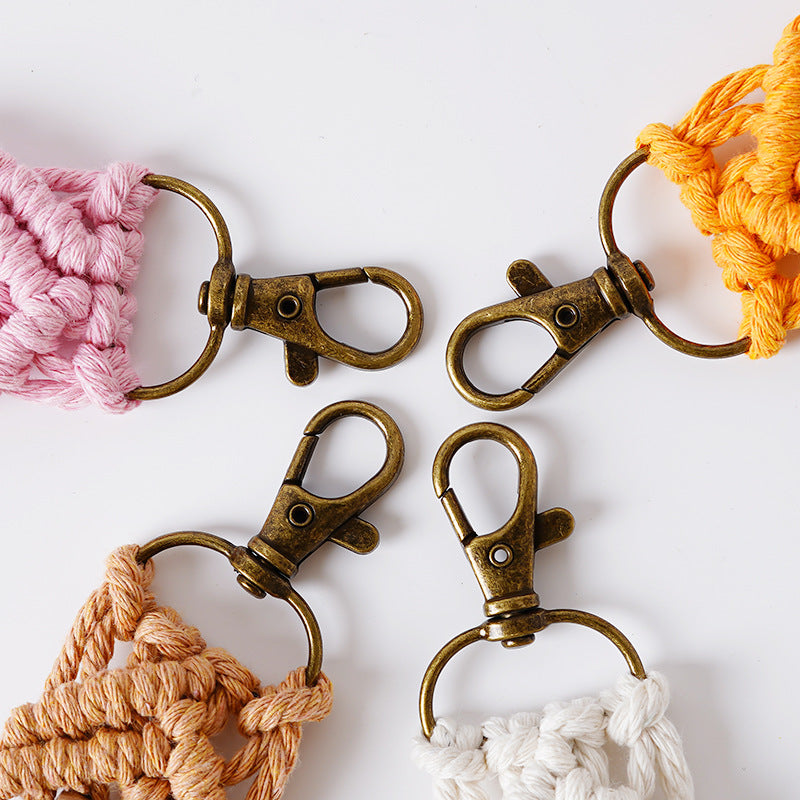 Personalized Macrame Keychain Holder | Thrascher