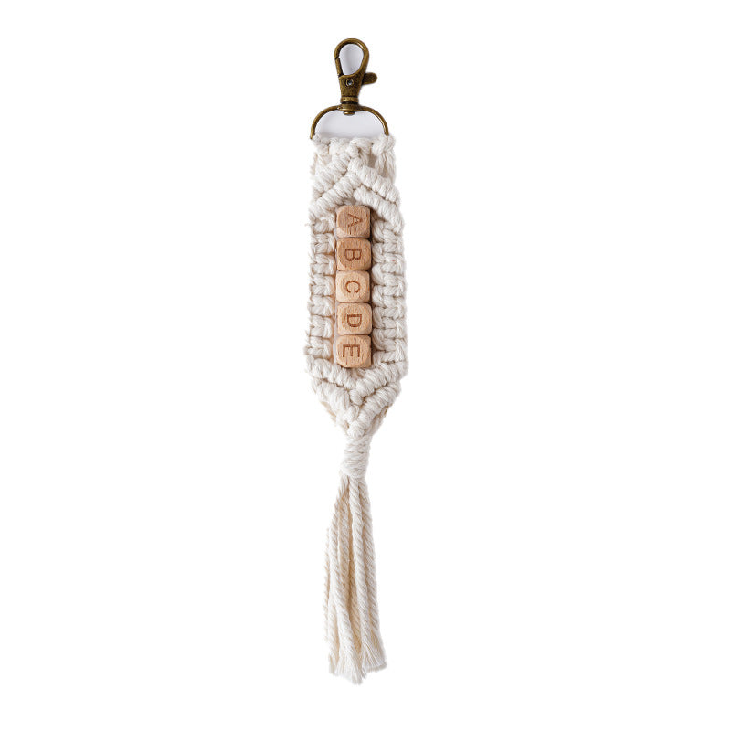 Personalized Macrame Keychain Holder | Thrascher