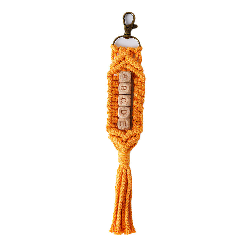 Personalized Macrame Keychain Holder | Thrascher