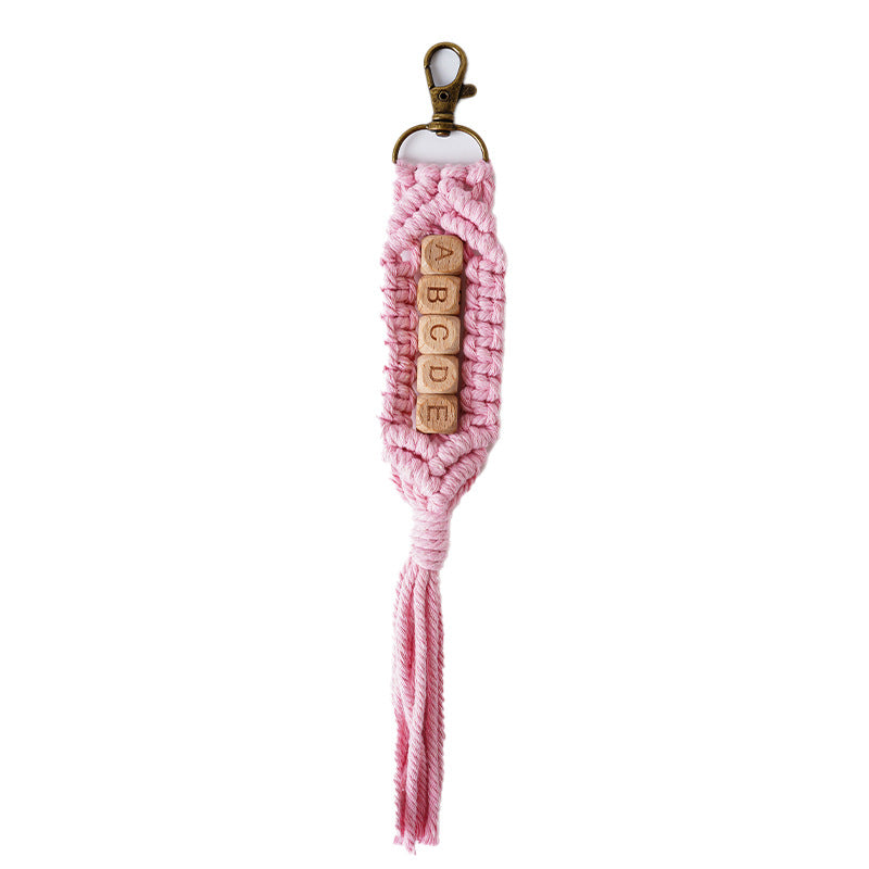 Personalized Macrame Keychain Holder | Thrascher