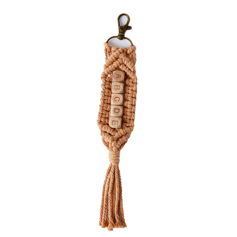 Personalized Macrame Keychain Holder | Thrascher