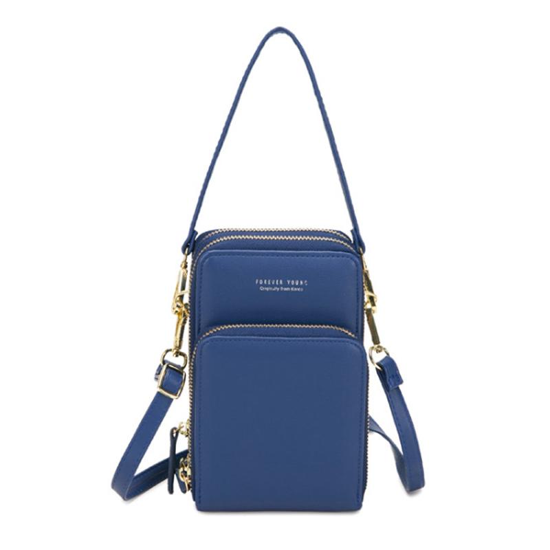 Phone Crossbody Bag with Touchscreen PVC Window, RFID Blocking, PU Leather, view 14