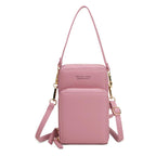 Phone Crossbody Bag with Touchscreen PVC Window, RFID Blocking, PU Leather, view 19