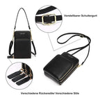 Phone Crossbody Bag with Touchscreen PVC Window, RFID Blocking, PU Leather, view 3