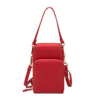 Phone Crossbody Bag with Touchscreen PVC Window, RFID Blocking, PU Leather, view 36