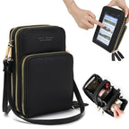 Phone Crossbody Bag with Touchscreen PVC Window, RFID Blocking, PU Leather, view 4