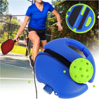 Pickleball Trainer with Luminous Balls, ABS Base and 236.22 in Elastic Rope, view 2