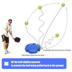 Luminous Pickleball Trainer with Extra-Grippy Base for Solo Practice