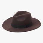 Unisex Vintage Polyester Fedora Hat, Adjustable Inner Band, 7 cm Brim