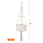 Plant-Hanging Macrame Basket | Thrascher