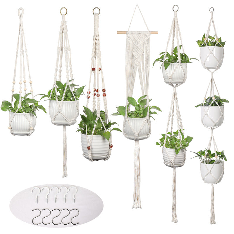 Plant-Hanging Macrame Shelf | Thrascher