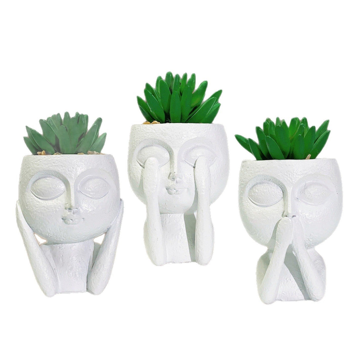 Plant Pot with Face Motif | Thrascher