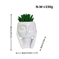 Plant Pot with Face Motif | Thrascher