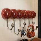 Plastic Suction Cup Shower Hook, 5 kg Capacity, Red/Green, Wall Mount, view 5