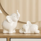 Playful and Elegant Elephant Decorative Figure | Thrascher
