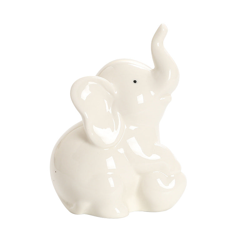 Playful and Elegant Elephant Decorative Figure | Thrascher