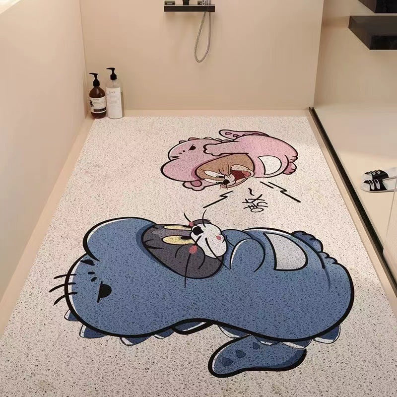 Playful Cartoon Character Area Rug | Thrascher