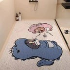 Playful Cartoon Character Area Rug | Thrascher
