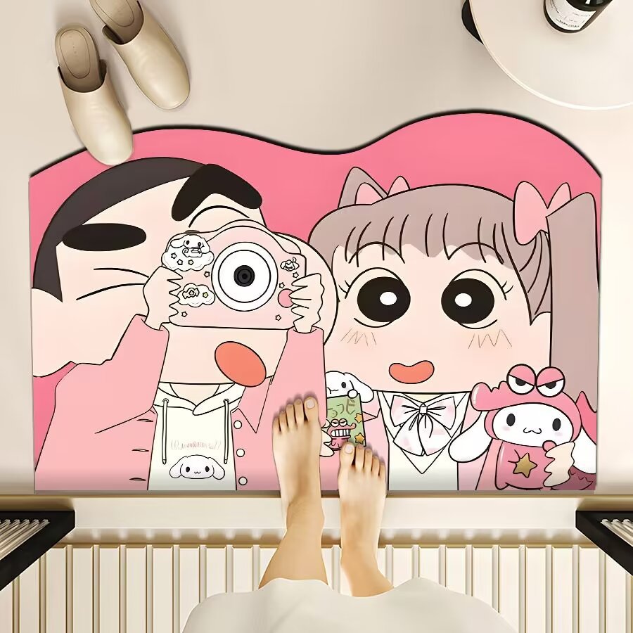 Playful Cartoon-Themed Floor Mat | Thrascher