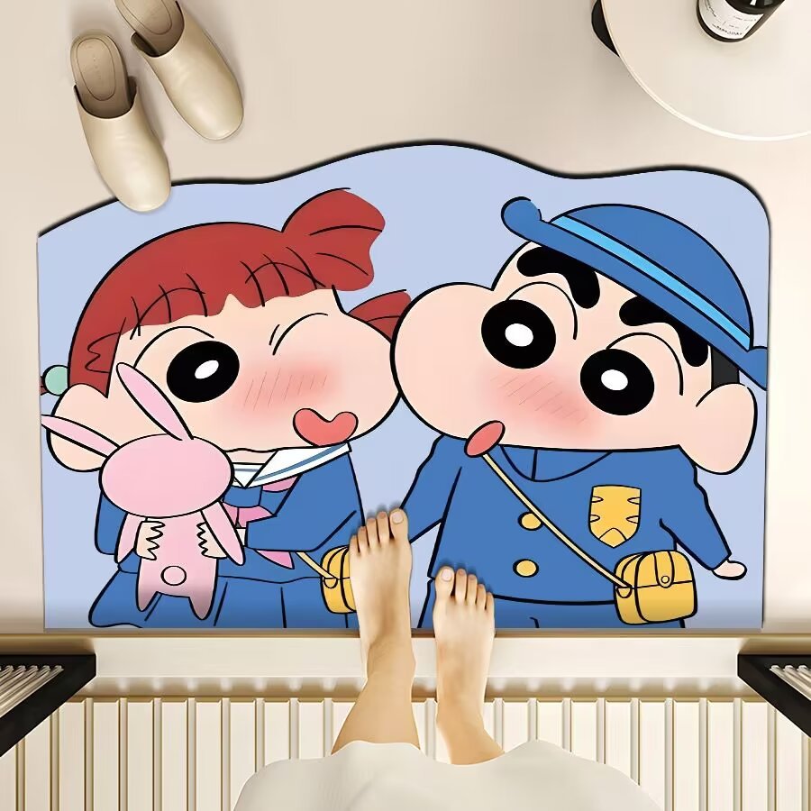 Playful Cartoon-Themed Floor Mat | Thrascher