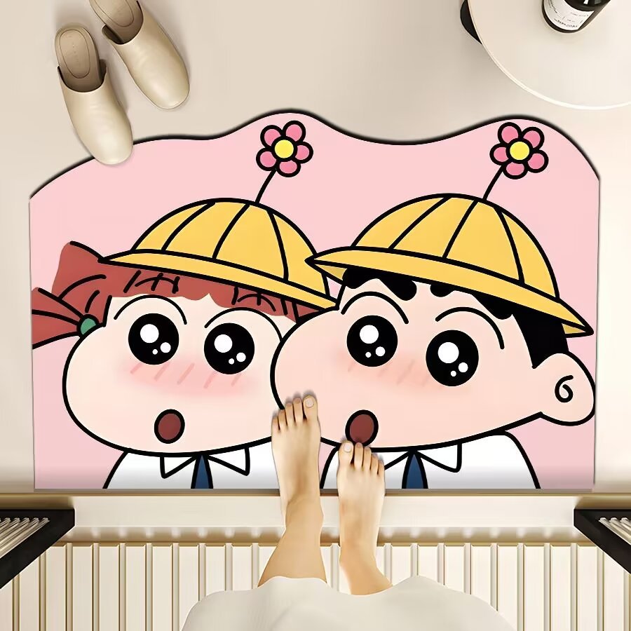 Playful Cartoon-Themed Floor Mat | Thrascher