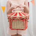 Playful Cat Basket in Circus Design | Thrascher