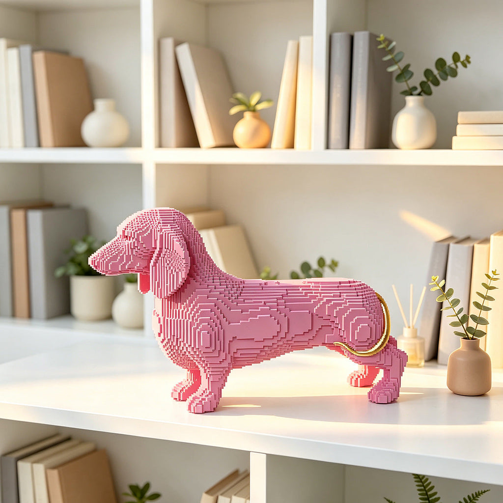Playful Decorative Figure of a Sweet Dachshund | Thrascher