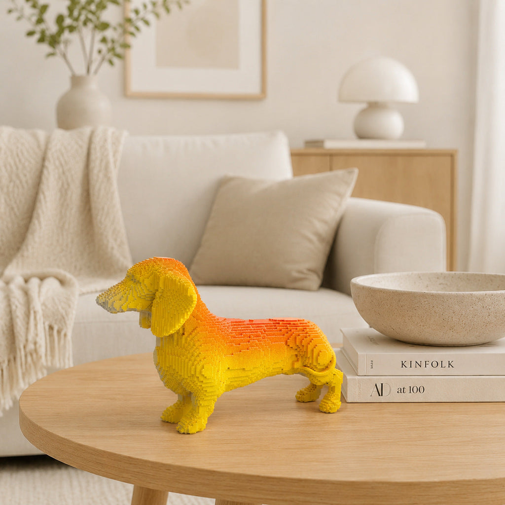 Playful Decorative Figure of a Sweet Dachshund | Thrascher