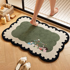 Playful Dog-Themed Bath Rug | Thrascher