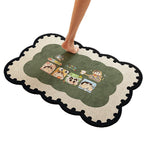 Playful Dog-Themed Bath Rug | Thrascher