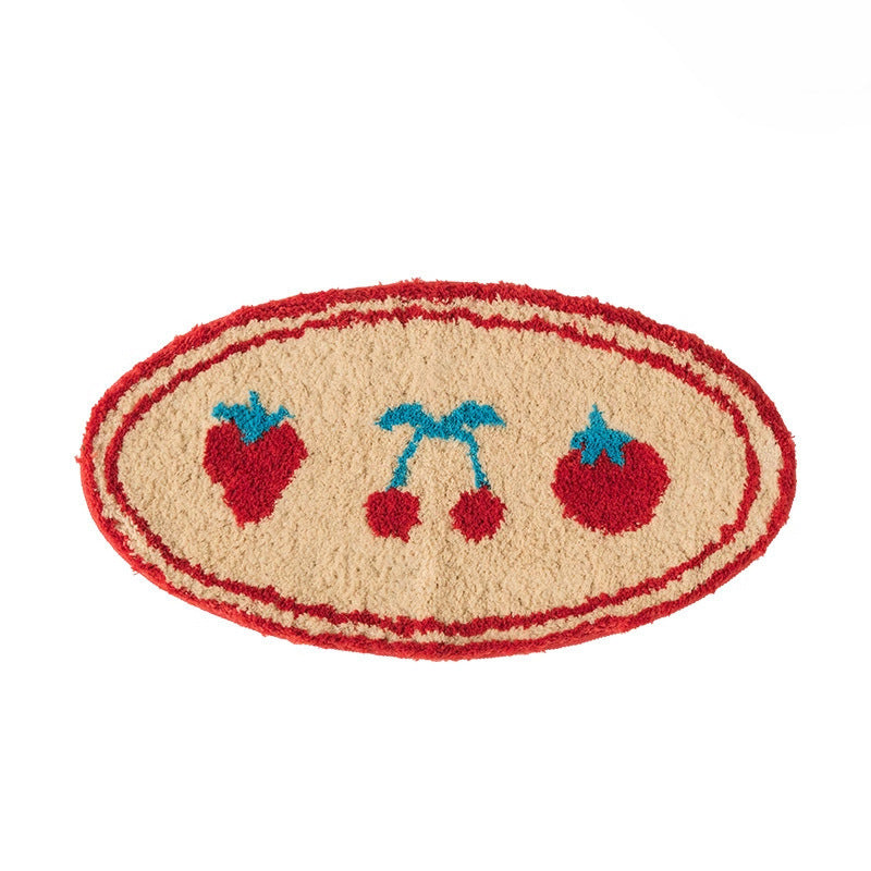 Playful Fruit-Themed Area Mat | Thrascher